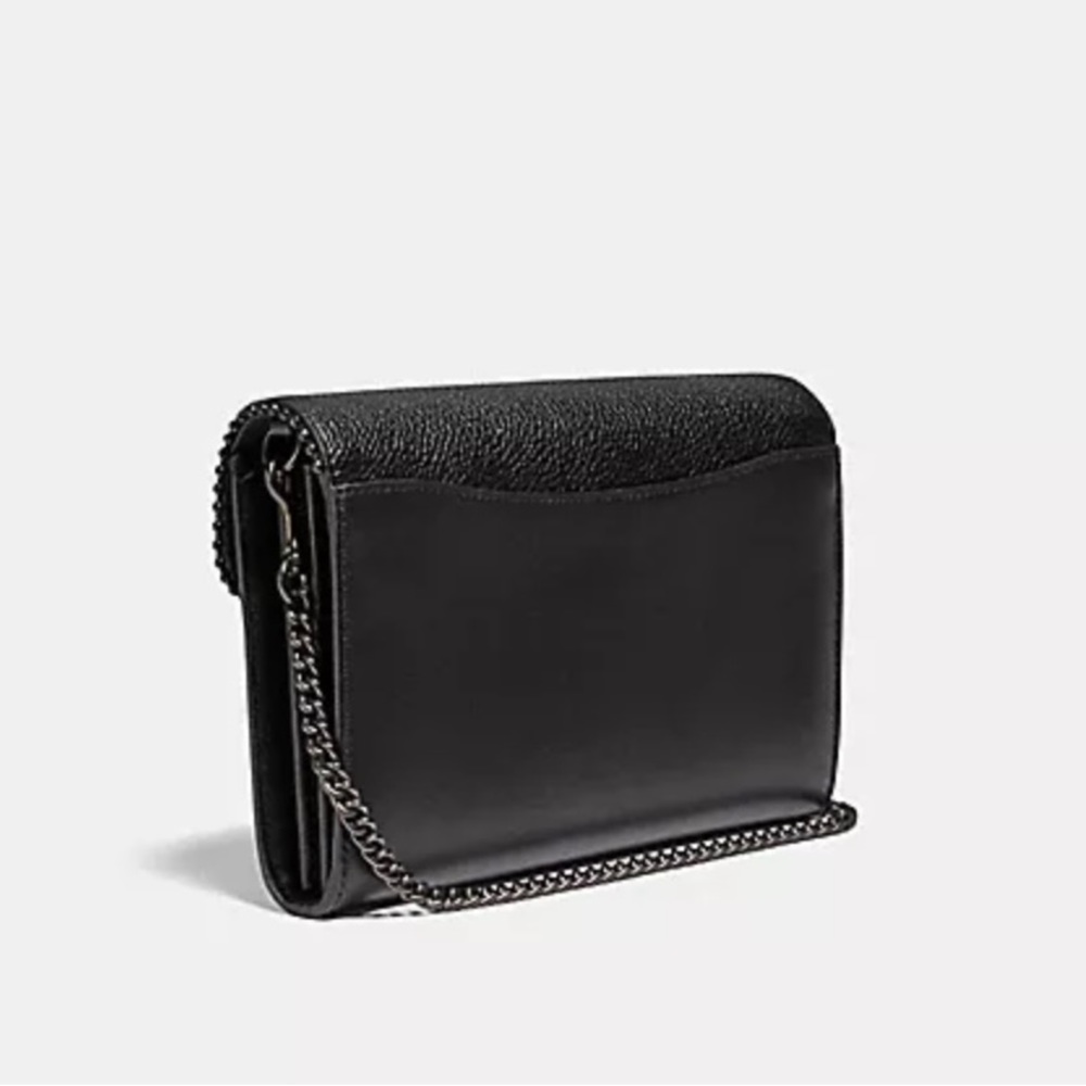 Coach Black Leather Crossbody Bag - Picture 2 of 12